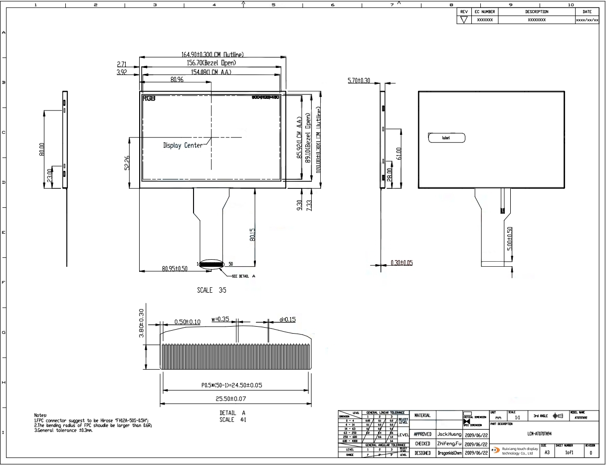 schermu LCD persunalizatu