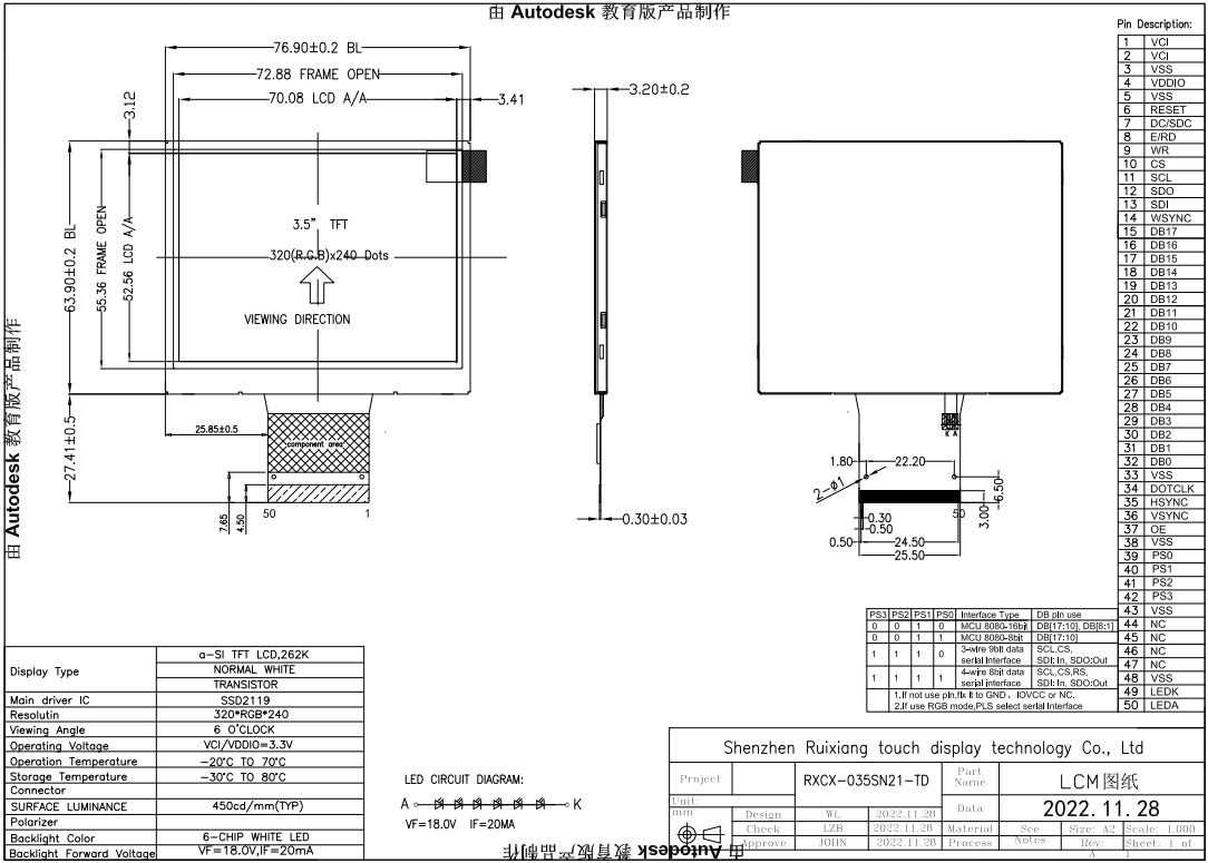 custom lcd
