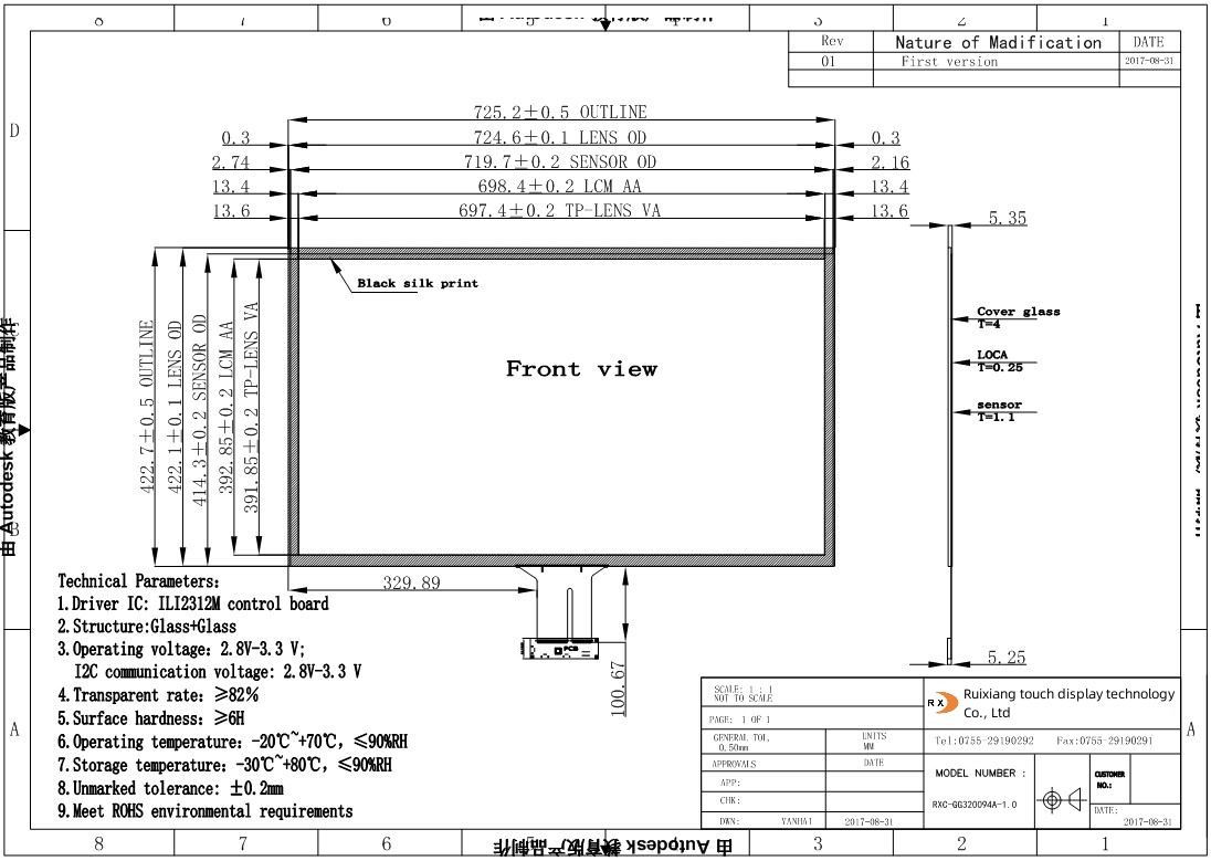 custom touch screen manufacturers
