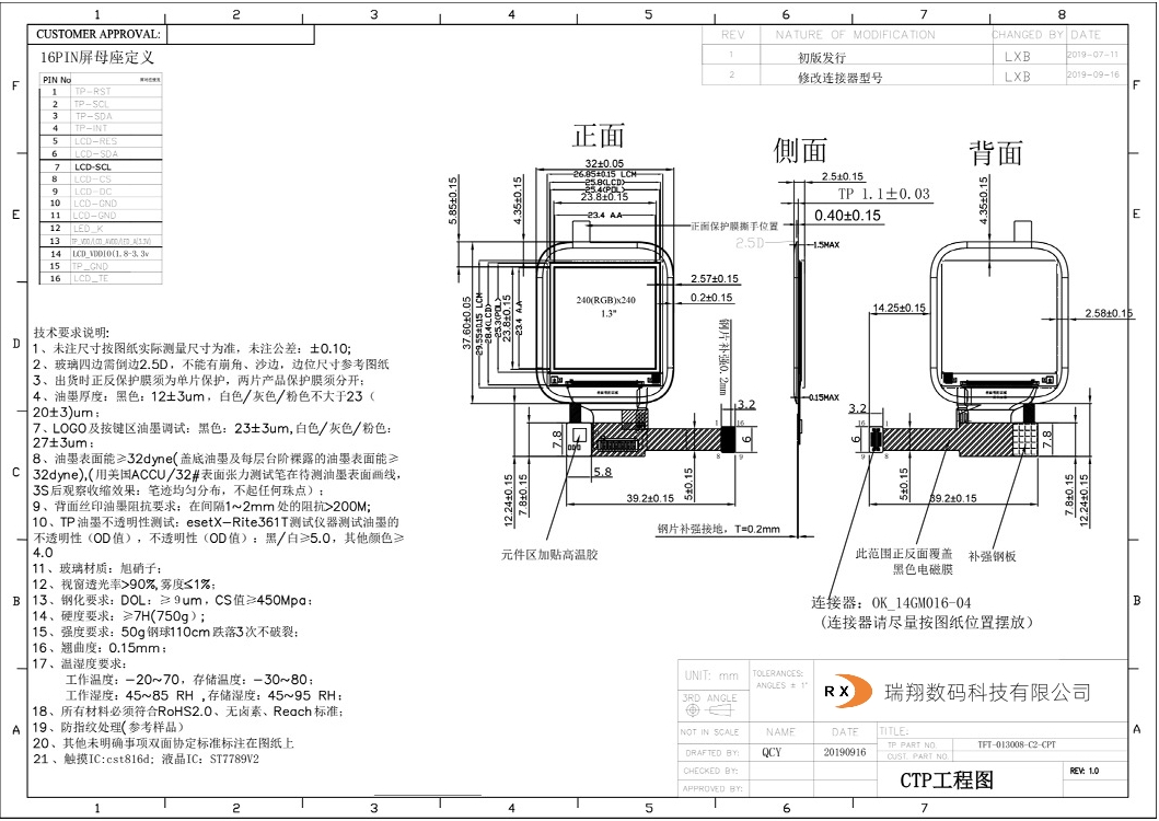 Tft Touch Screen
