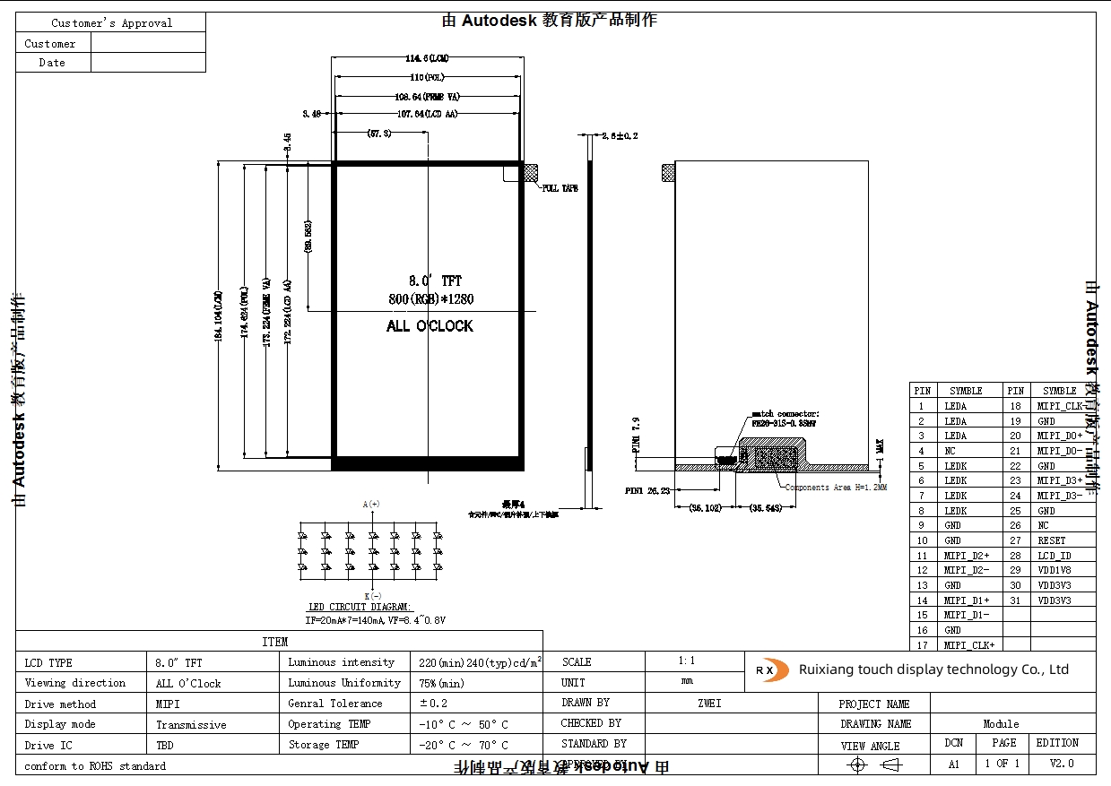 custom lcd display